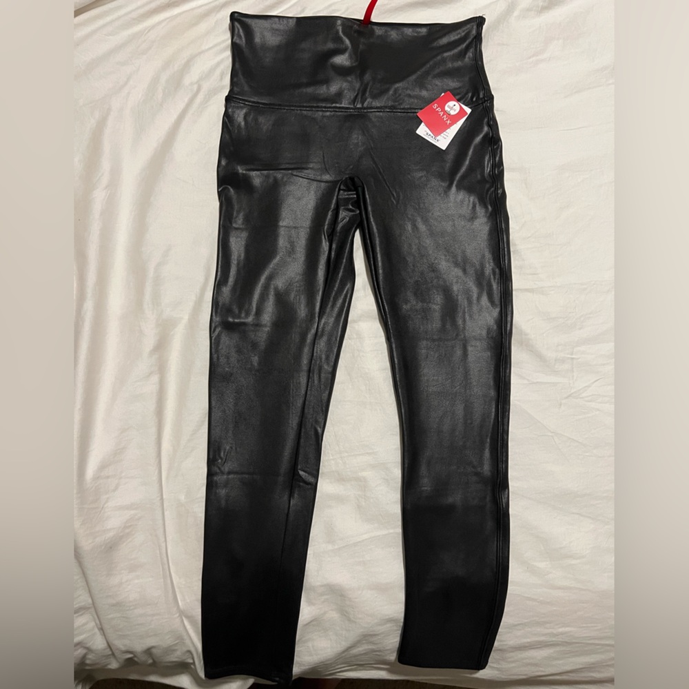 Spanx Faux Leather Leggings.